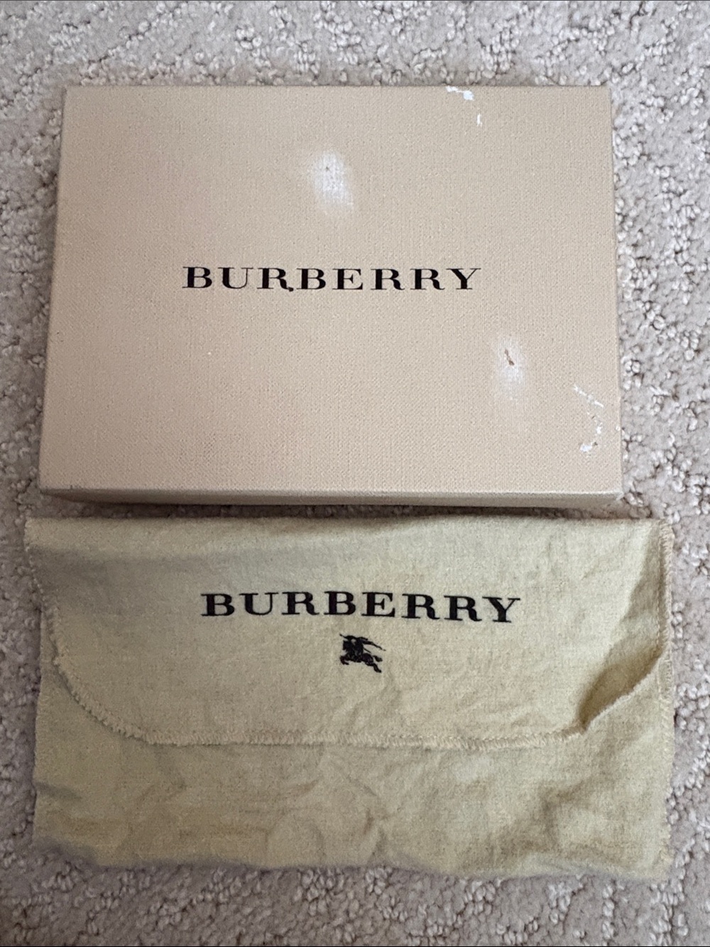 Burberry Dust Bag and Box